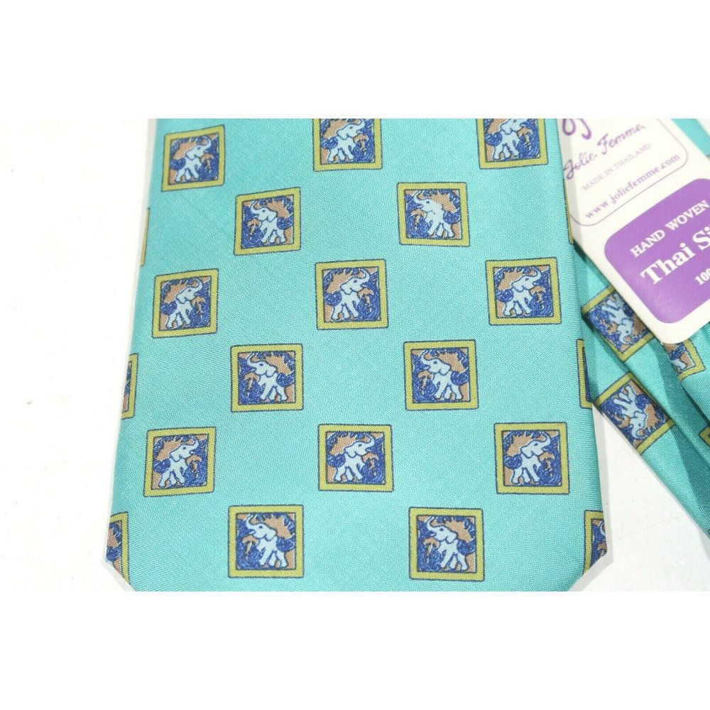 NWT Jolie Femme Thailand Men's 100% Silk Hand Wove